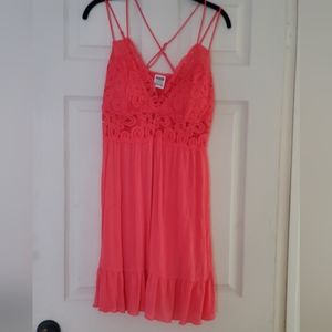 PINK strappy back sun dress